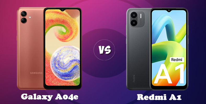 redmi a1 vs galaxy a04e