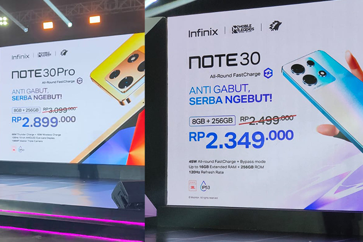 Note 30 vip race edition