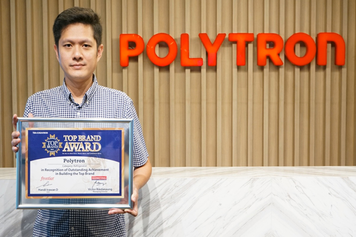 Kulkas Polytron Belleza Raih Penghargaan Top Brand Award 2024-0