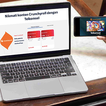 Telkomsel dan Crunchyroll Bikin Paket Bundling Nonton Anime Sepuasnya