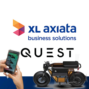 XL Axiata & Quest Motors Hadirkan Solusi Digital Motor Listrik