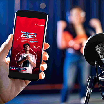 MyTelkomselCariRapper dengan Tema Musik "Fitur MyTelkomsel Super App" 