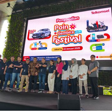 Telkomsel Umumkan Pemenang Poin Gembira Festival Akhir Tahun 2024