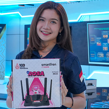 Smartfren ROSA Varian Baru, 4G CAT 6 Stabil Up to 300 Mbps