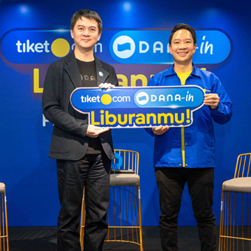 tiket.com Gandeng DANA Sebagai Mitra Pembayaran Digital Praktis di Satu Platform