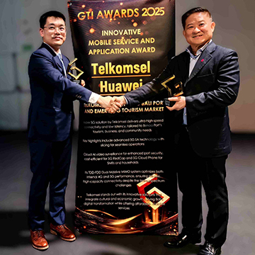 Telkomsel dan Huawei Sabet Penghargaan Global GTI Award 2025 Karena Hyper 5G