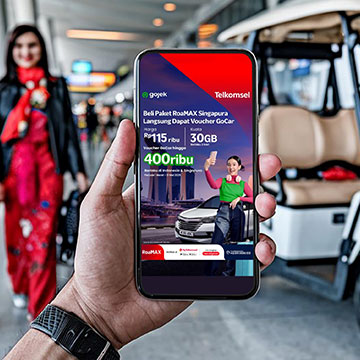 Telkomsel dan Gojek Sinergi Mobilitas Praktis di Singapura dengan Paket RoaMAX