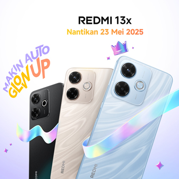 Redmi 13x Resmi Meluncur di Indonesia 23 Mei 2025, Bawa Kamera 108 MP