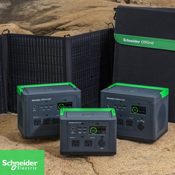 Schneider OffGrid Portable Power Station Tersedia di Indonesia, Solusi Pengisi Daya Listrik