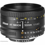 Nikon AF Nikkor 50mm f / 1.8D