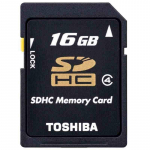 Toshiba SDHC 16GB Class 4 K16GR7W4