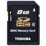 Toshiba SDHC 8GB Class 4 K08GR7W4