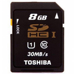 Toshiba SDHC 8GB Class 10 K008GR7AR30