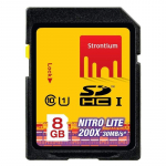 Strontium Nitro Lite 200X SDHC SRL8GSDU1 8GB Class 10