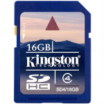 Kingston SDHC Class 4 16GB
