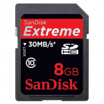 SanDisk Extreme SDHC Class 10 8GB