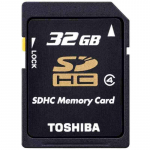 Toshiba SDHC 32GB Class 4