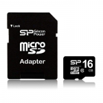 Silicon Power microSDHC with adapter 16GB