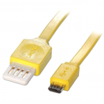 LINDY Flat Type A to Micro-B USB 1M