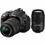 Nikon D5500 Kit 18-55mm + 55-300mm