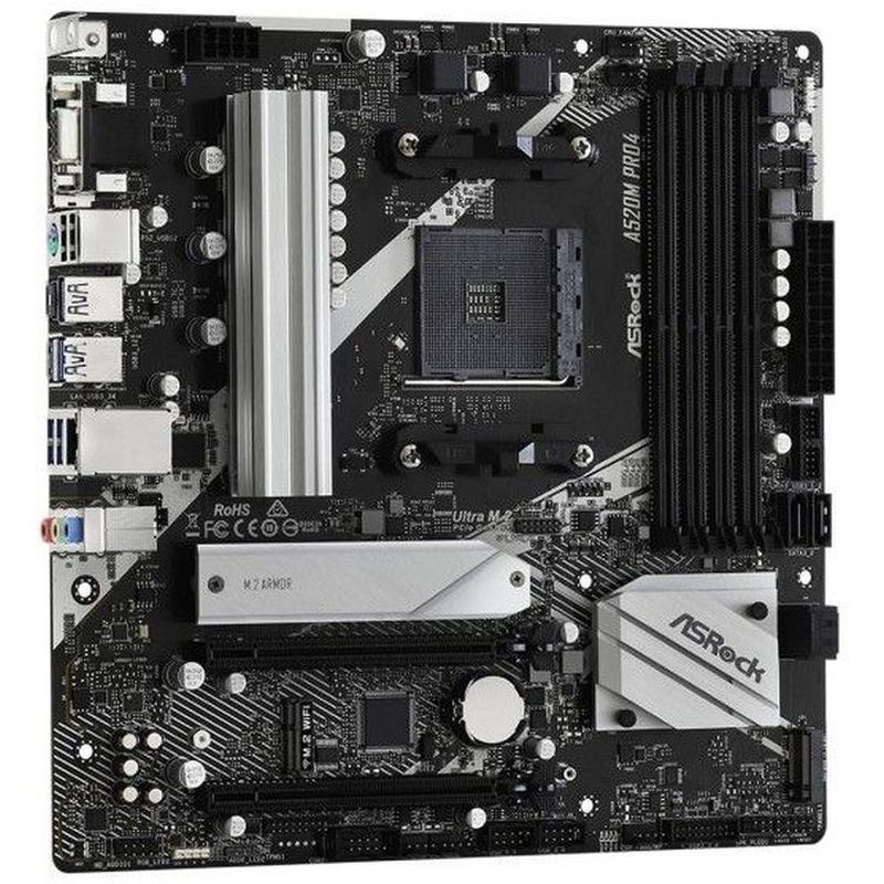 5台 ASRock A520M-HDV MicroATX AM4 マザーボード - PC/タブレット