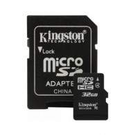 Kingston microSDHC Class 4 32GB with Adaptor