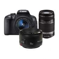 Canon EOS 7D Kit EF 18-55mm + 55-250mm + 50mm