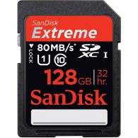SanDisk Extreme SDXC Class 10 128GB