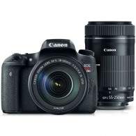 Canon EOS Rebel T6s Kit 18-135mm + 55-250mm