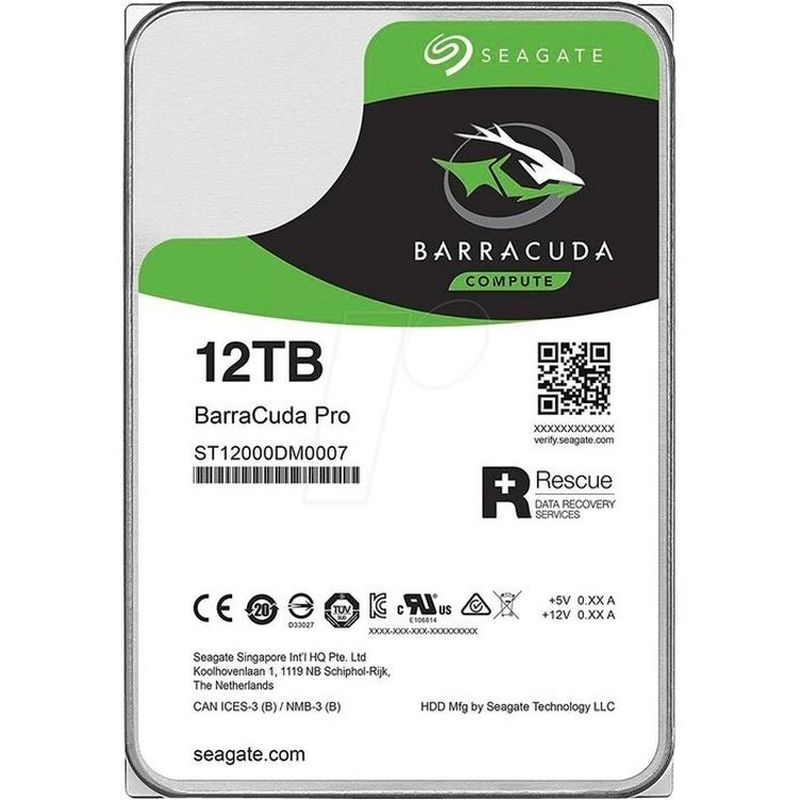 Seagate BarraCuda Pro 12TB